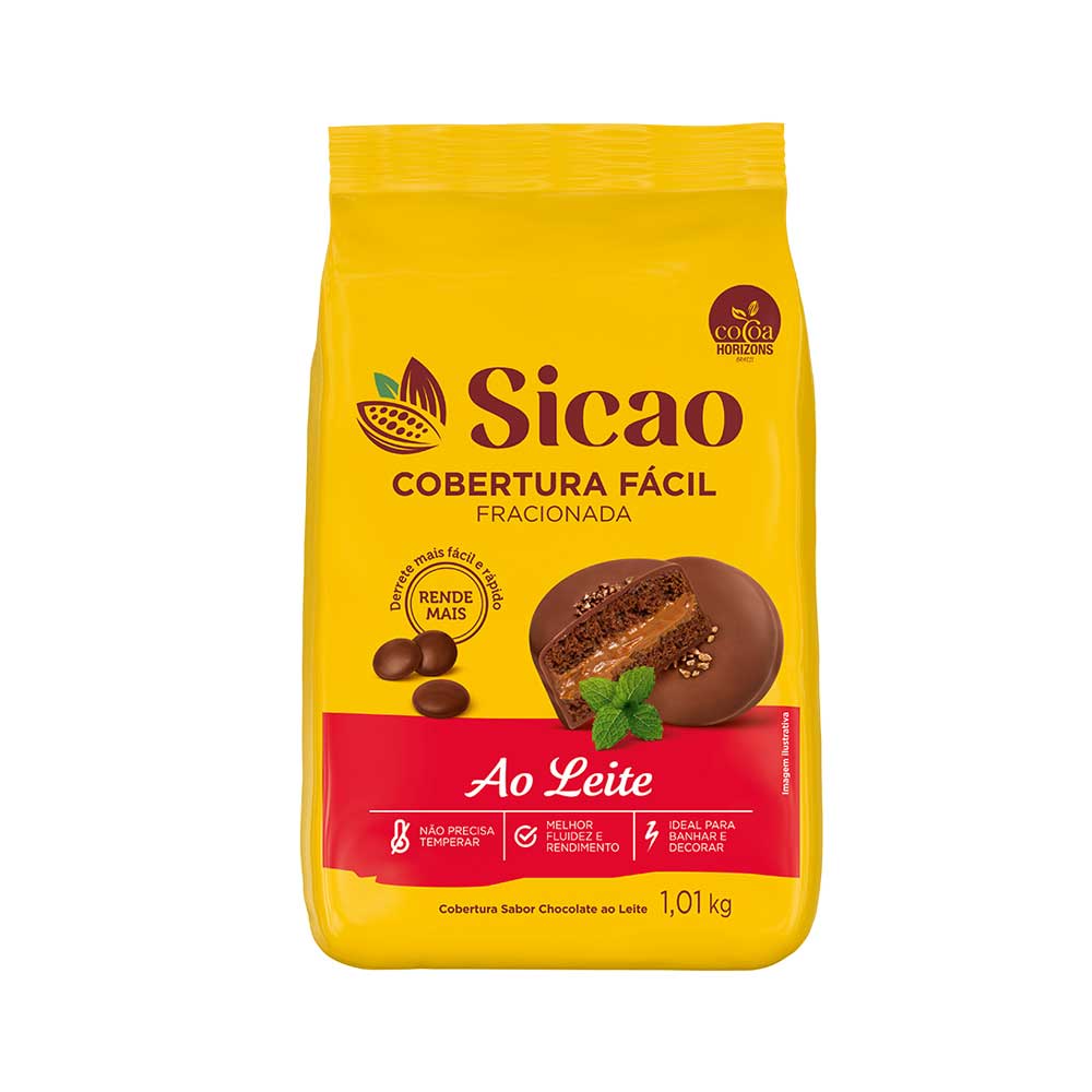 Cobertura Fracionada Sabor Chocolate Ao Leite Sicao Fácil 1,01 kg (1)