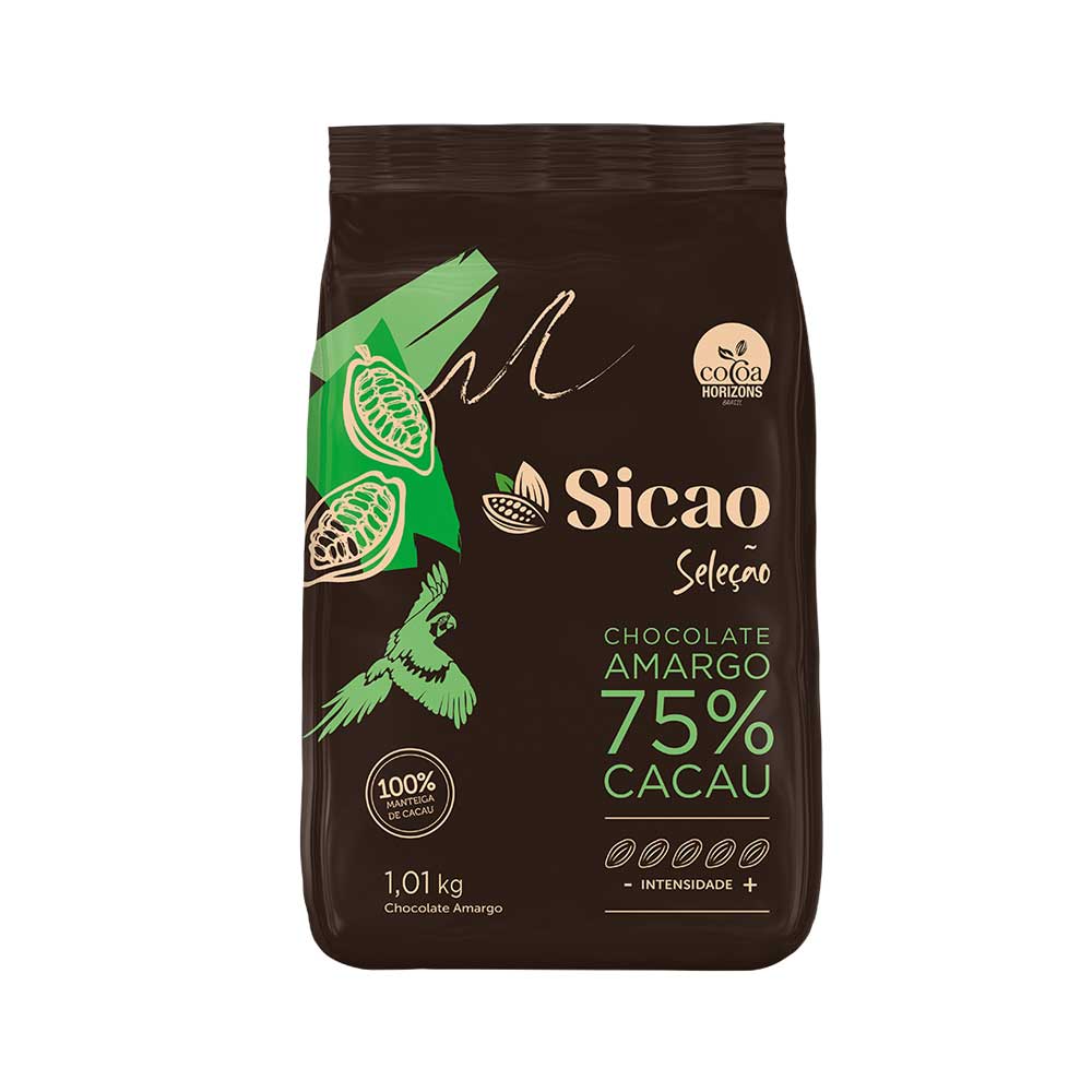Chocolate Amargo Sicao Seleção 75% - 1,01 kg (1)