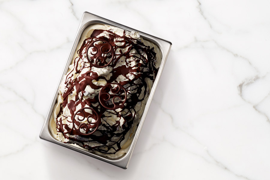 Stracciatella bianco - fondente