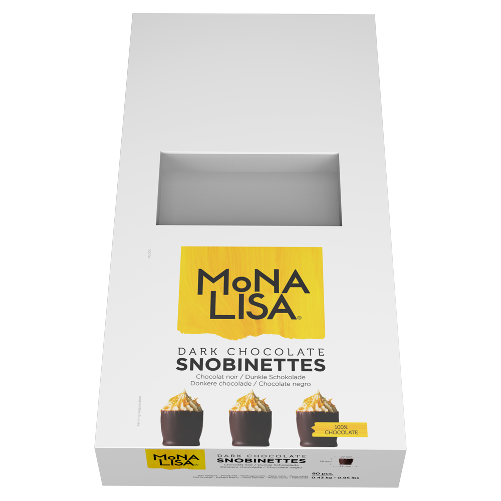 Snobinettes/Copos de Chocolate Amargo Mona Lisa - 270 Peças