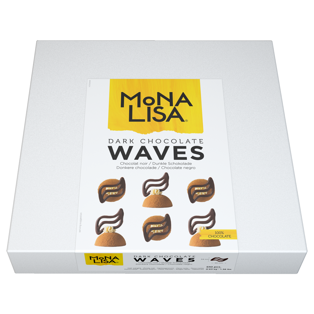 Dark Chocolate Waves | Mona Lisa