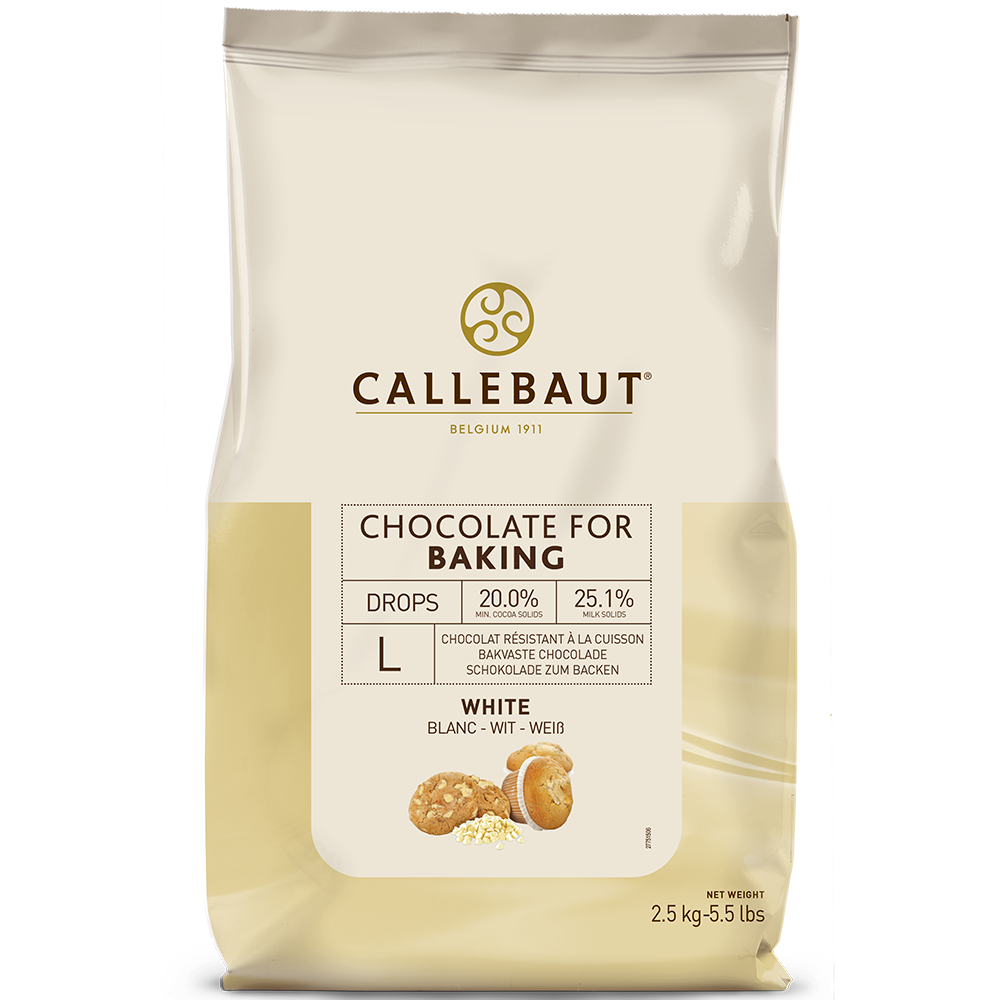 Callebaut Baking Drops L White