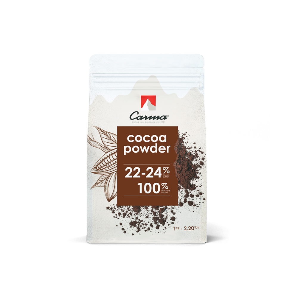 Carma - COCOA - COCOA POWDER (22-24%) - POUCH 1KG | callebaut.com