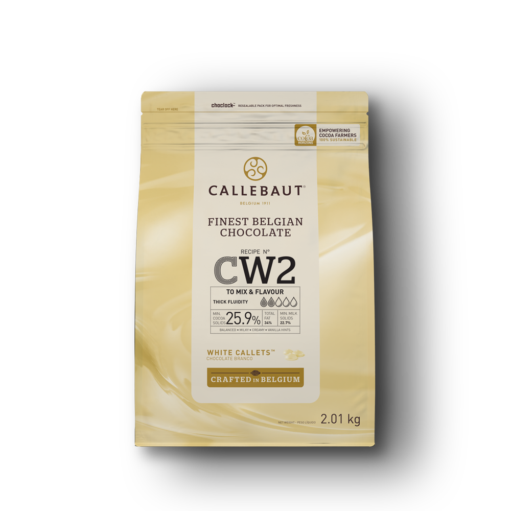 Callebaut - Chocolate Branco CW2 Callebaut 25,9% - 2,01kg | chocolate ...