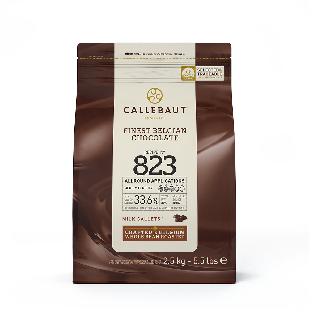 Chocolate - Milk Recipe N° 823 33.6% - block - 5kg (3)