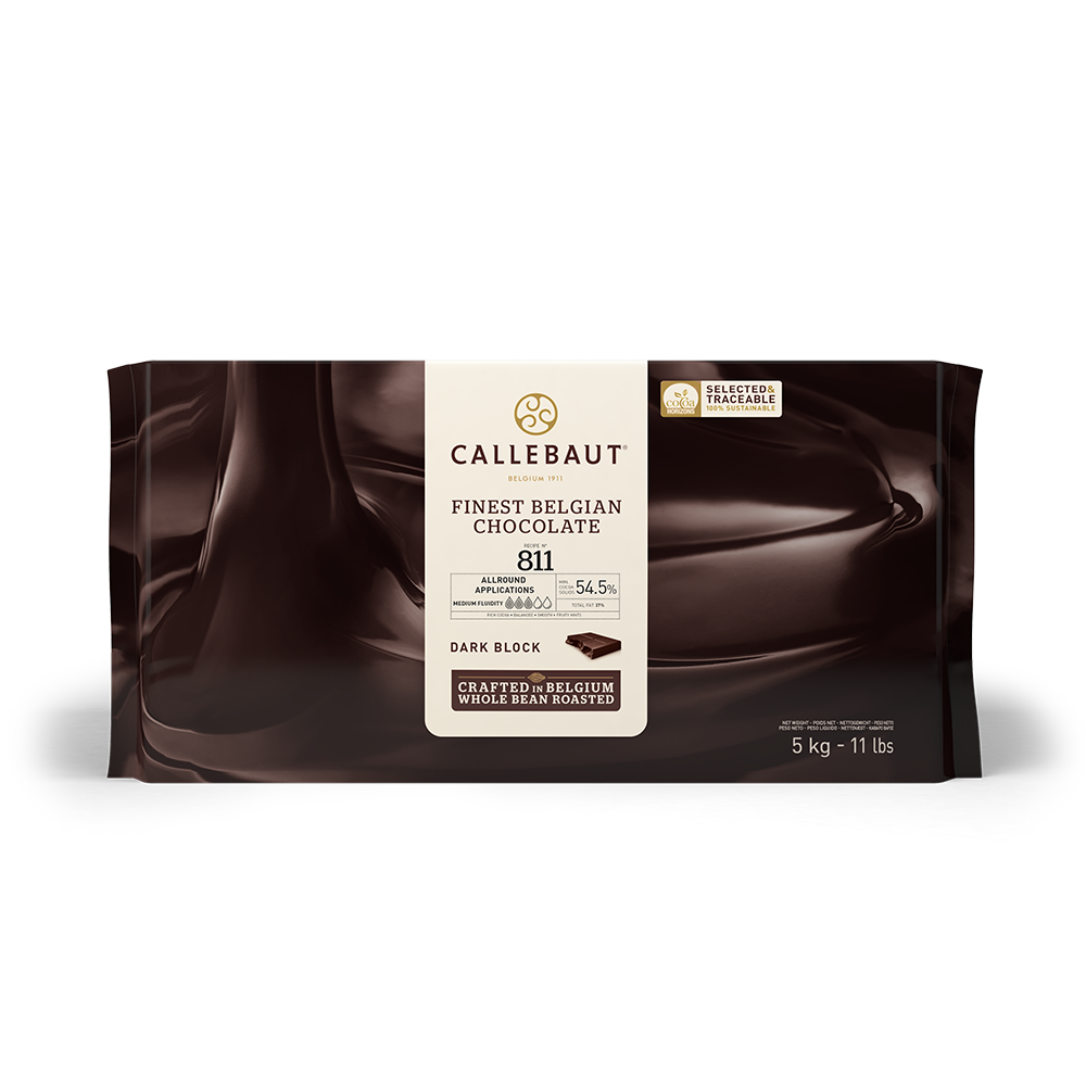 Chocolate - Dark Recipe N° 811 54.5% - block - 5kg (1)