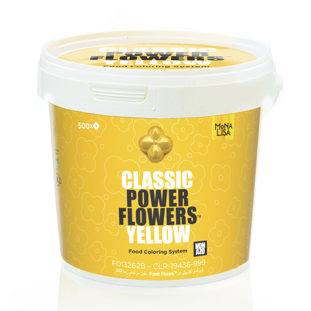 Power Flowers Non Azo Yellow - Food Colorant - From Natural Origin