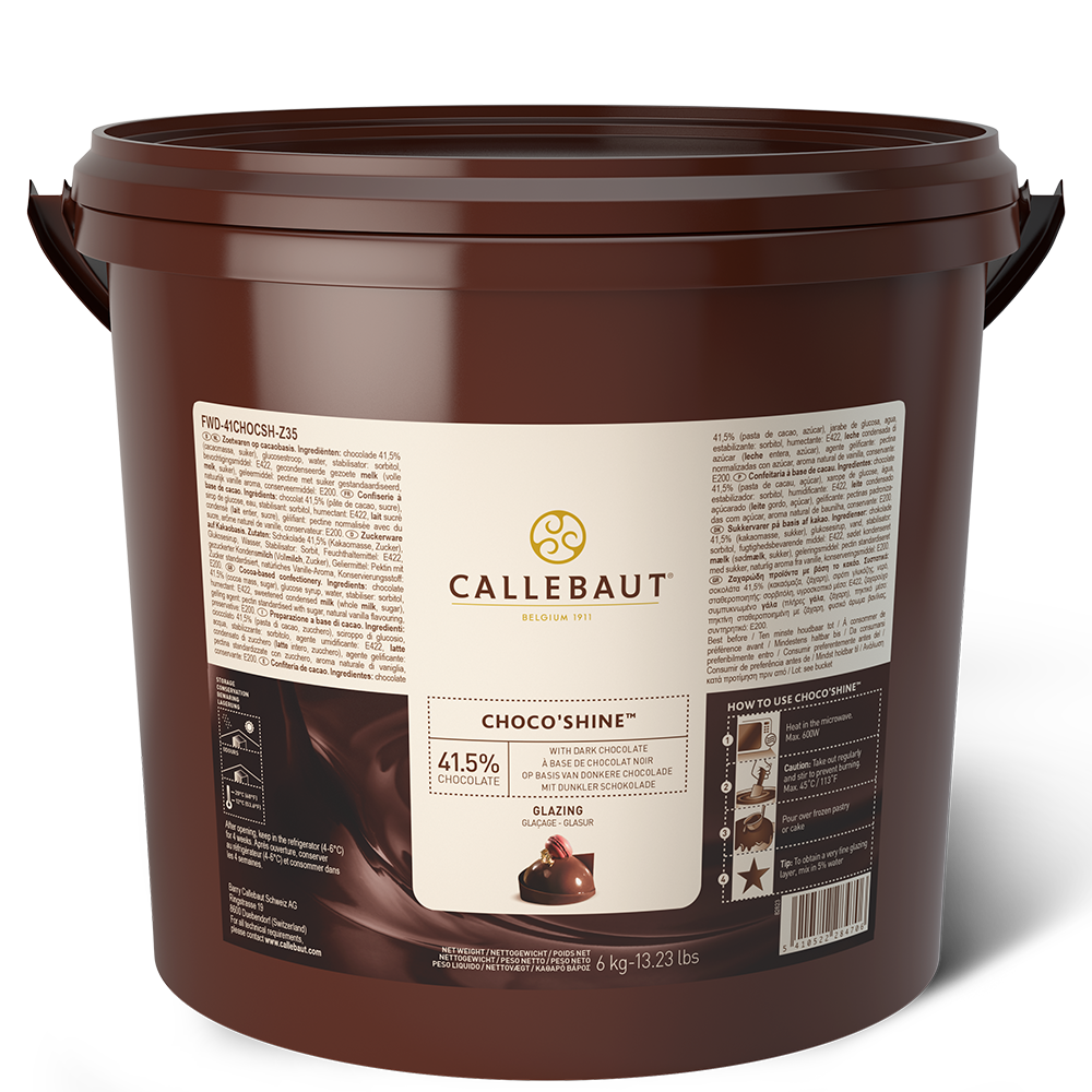 Callebaut - Coating - ChocOshine™ Dark - 6kg Bucket | chocolate 