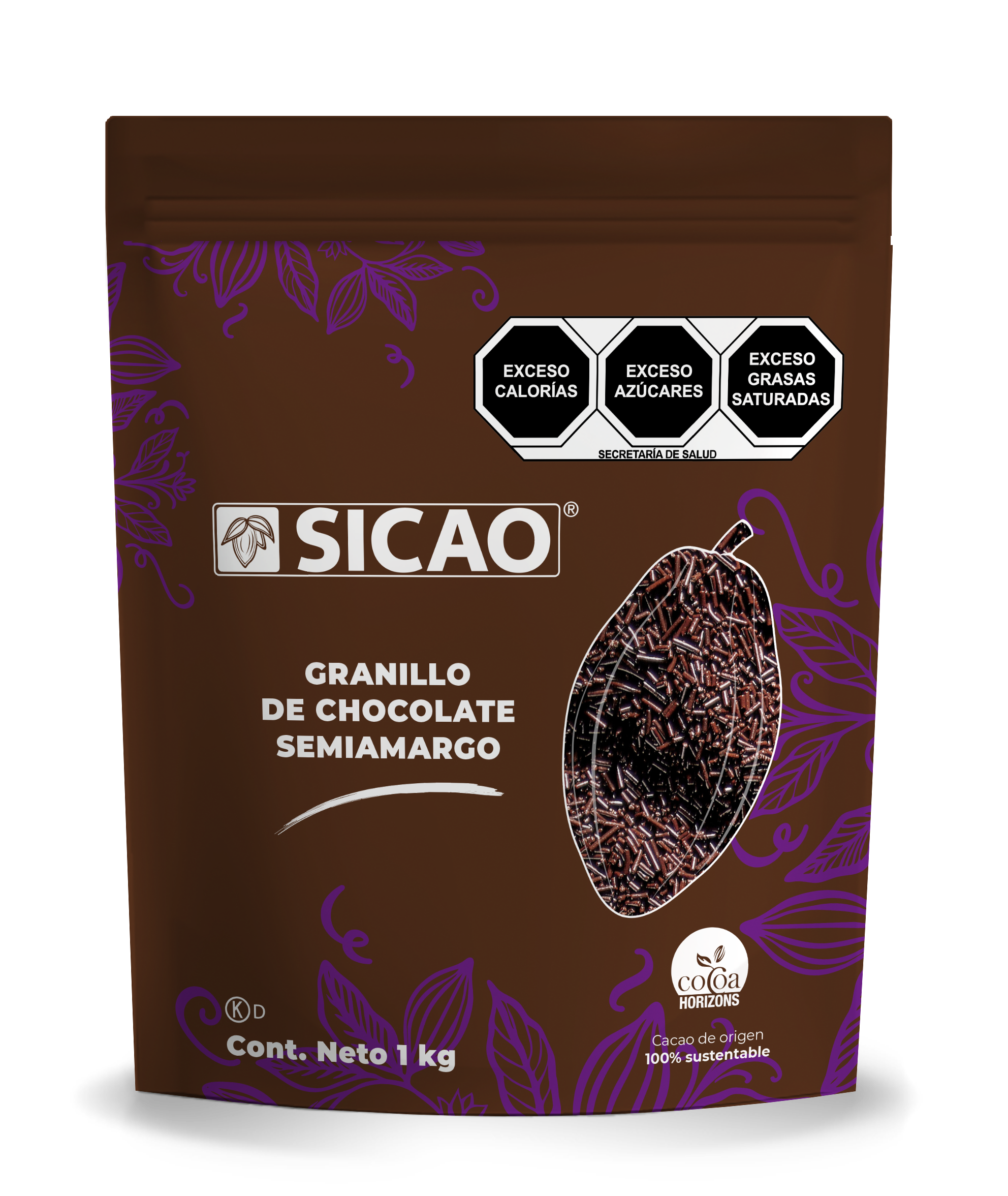 Especialidades - Granillo de Chocolate Semiamargo - Bolsa 1 kg (1)
