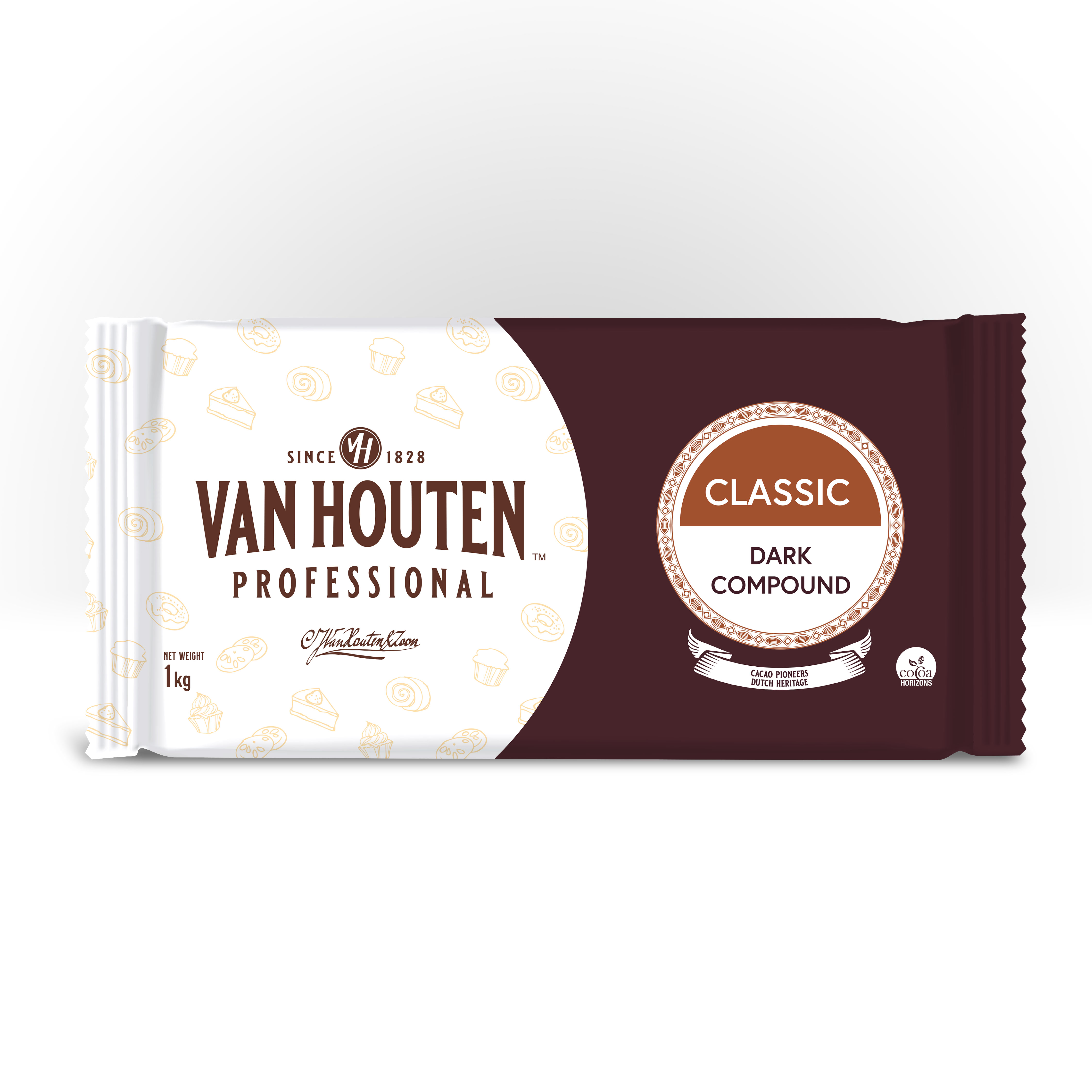 Van Houten Professional - Classic Dark Compound 1kg Block