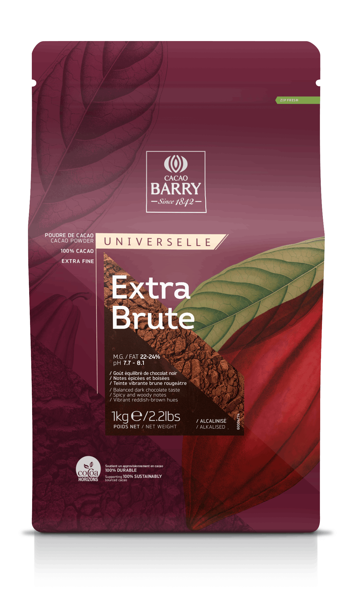 Cacao Barry - Extra Brute | chocolate-academy.com