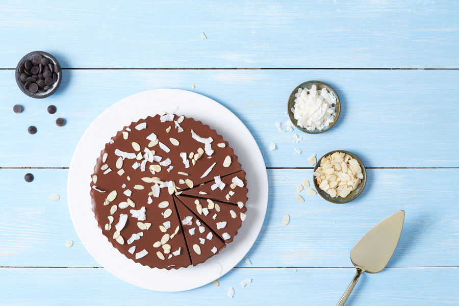 Chocolate Coco-nutty Tart | Van Houten Professional