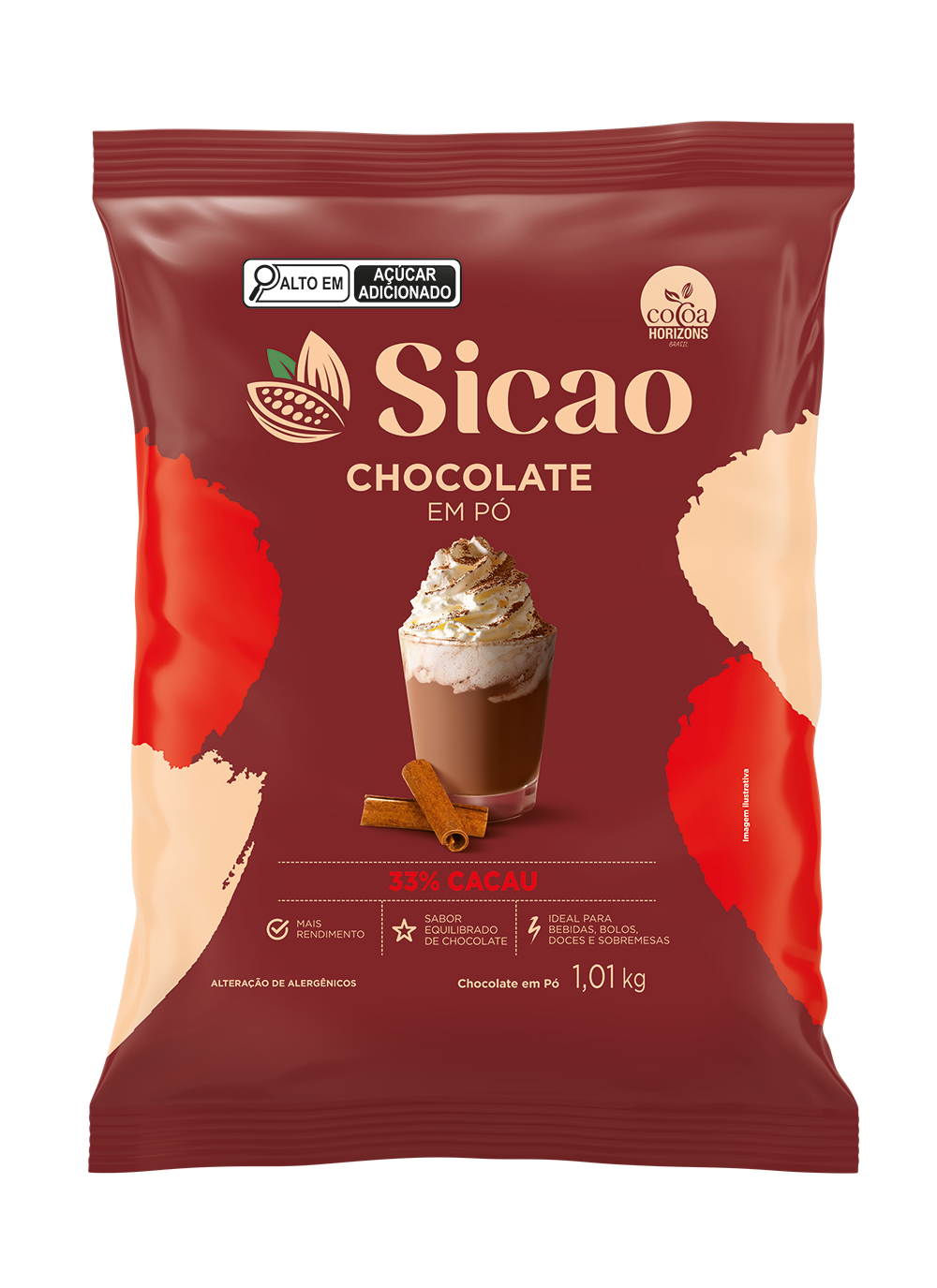 CHOCOLATE BRANCO NOBRE BARRA SICAO 1,01KG