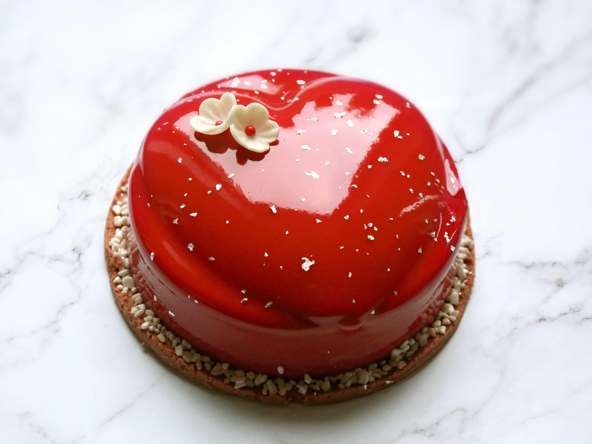 5 chocolates Valentine’s entremet