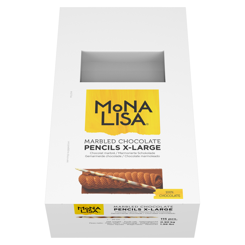 Marbled Chocolate X-Large Pencils | Mona Lisa