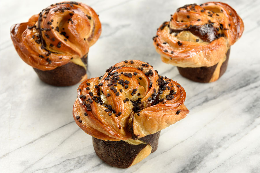 FLEUR DANOISE AU CHOCOLAT