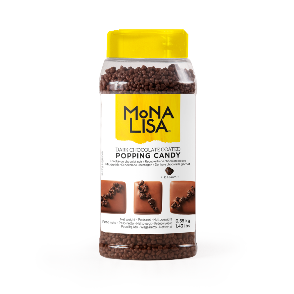 Mona Lisa - Popping candy dark chocolate coated | chocolate