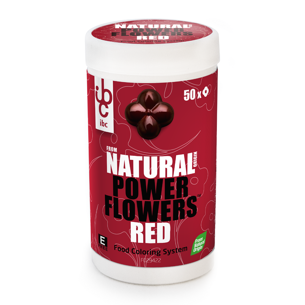 Power Flowers Red - Food Colorants - 50 pcs - From Natural Origin