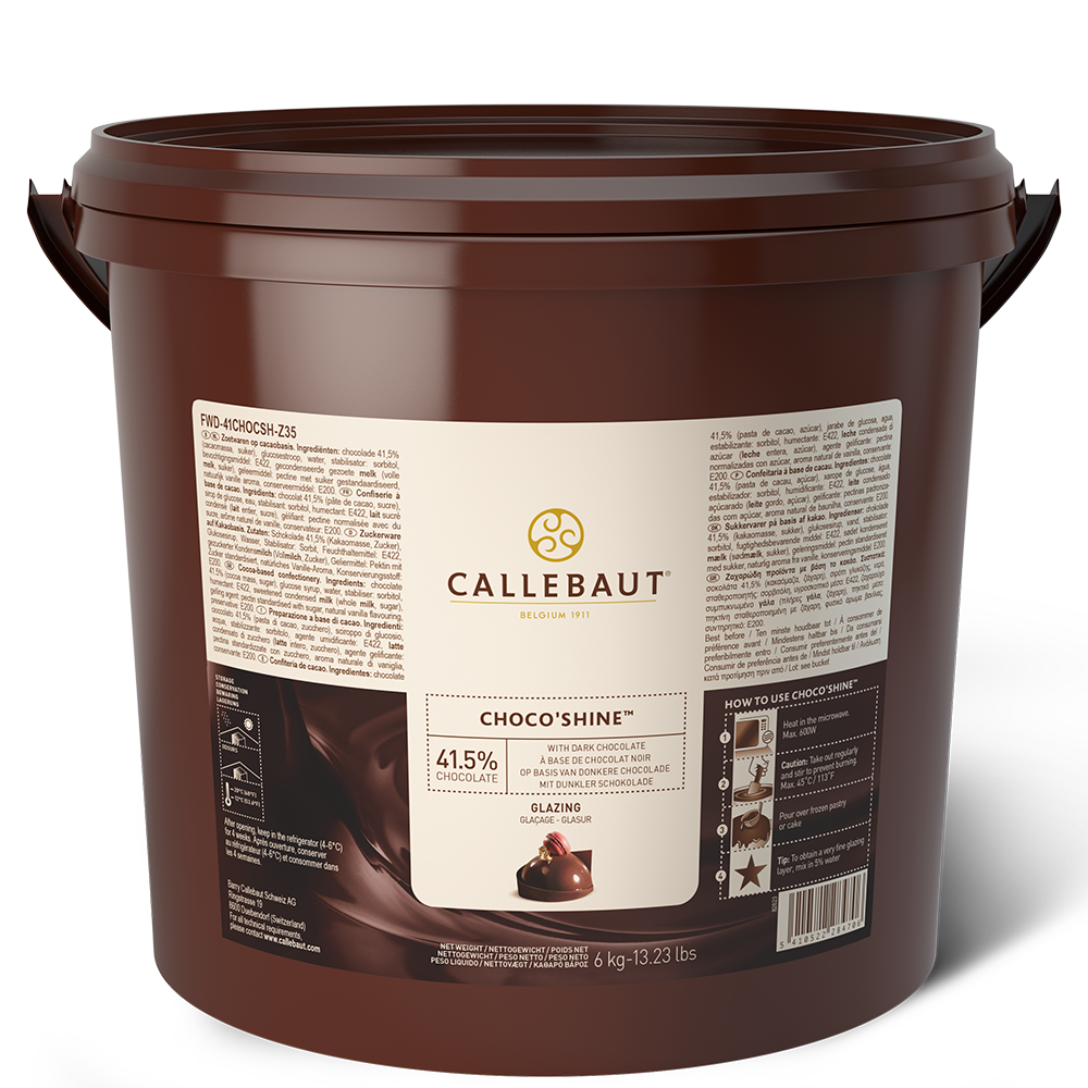 Callebaut - Coating - ChocOshine™ Dark - 6kg Bucket | chocolate