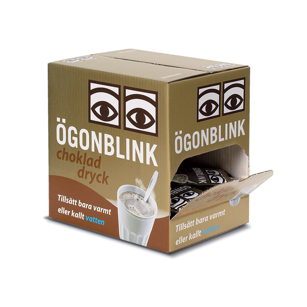 Ögonblink chokladdryck Displaybox 90x30 g