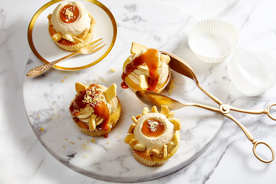 Caramel & Crumble Cupcakes