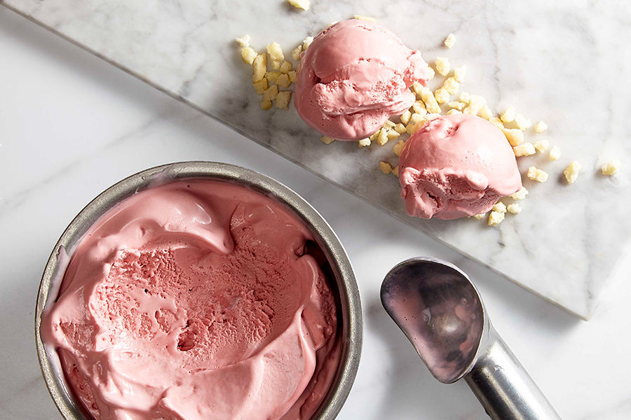 Basis für ruby eiscreme